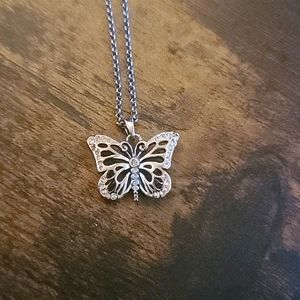 Lia Sophia butterfly necklace